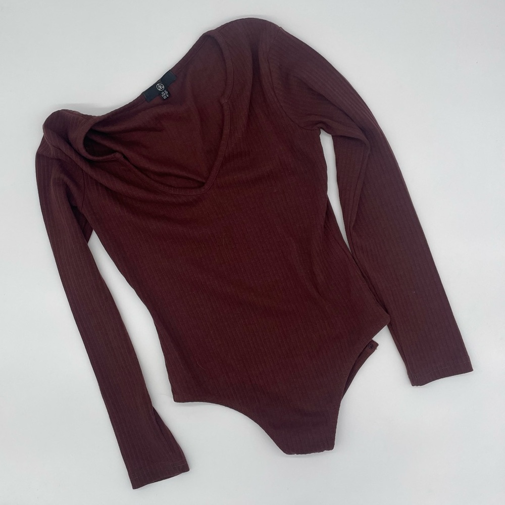 Maroon bodysuit